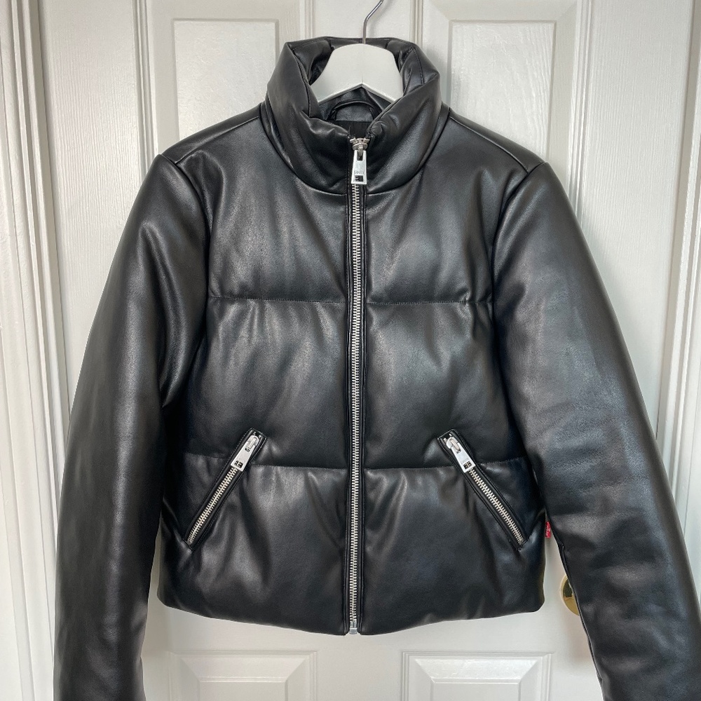 Levi’s vegan leather puffer